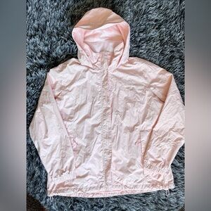 The North Face Women’s Hooded Rain Jacket Light Pink - Size XXL